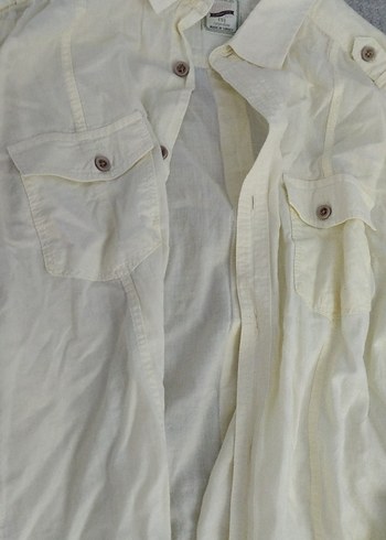 DeFacto pastel sarı gömlek - Görsel 2