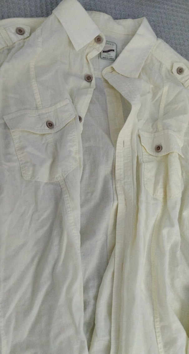 DeFacto pastel sarı gömlek - Görsel 2