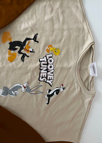 Looney Tunes Baskılı Kadın Sweatshirt - Görsel 3