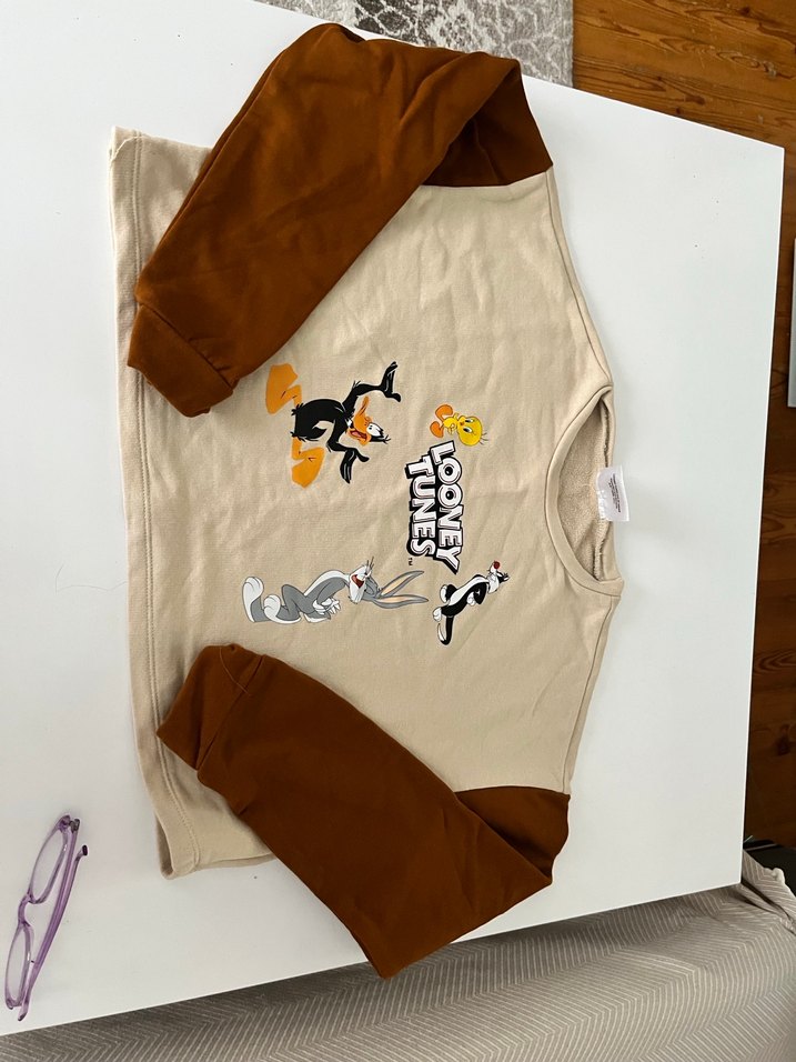 Looney Tunes Baskılı Kadın Sweatshirt - Görsel 4