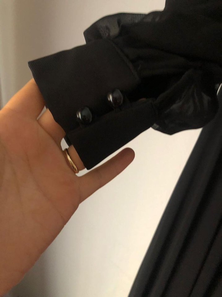 Uzun Siyah elbise - Görsel 3