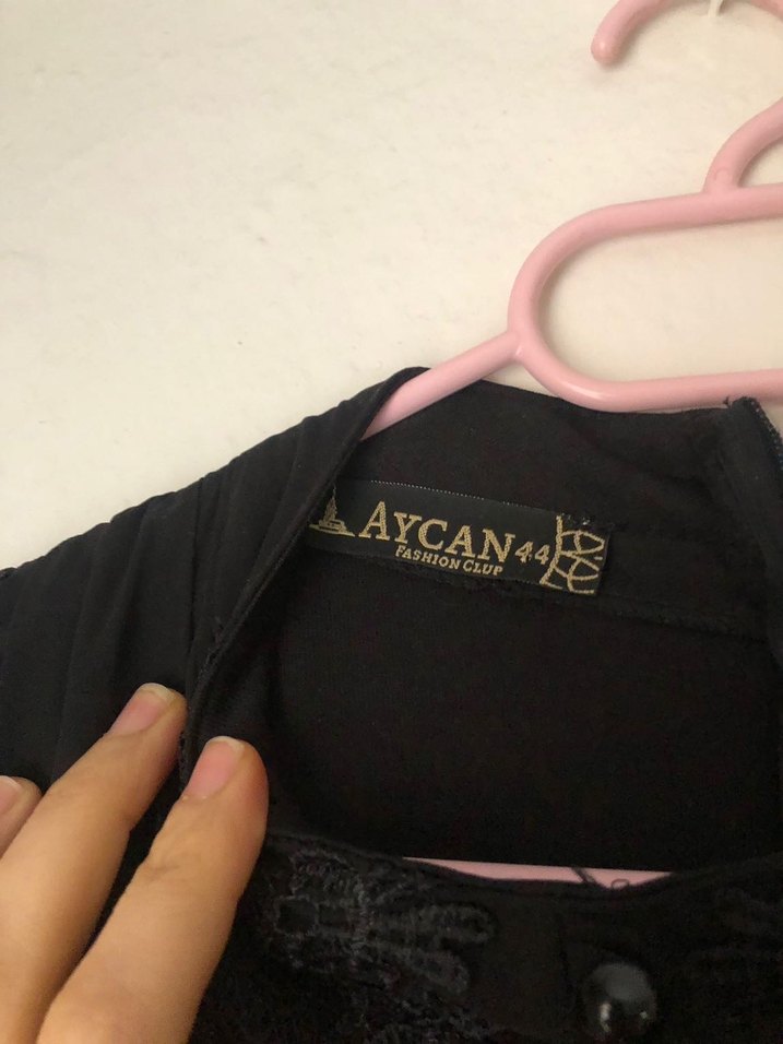 Uzun Siyah elbise - Görsel 2