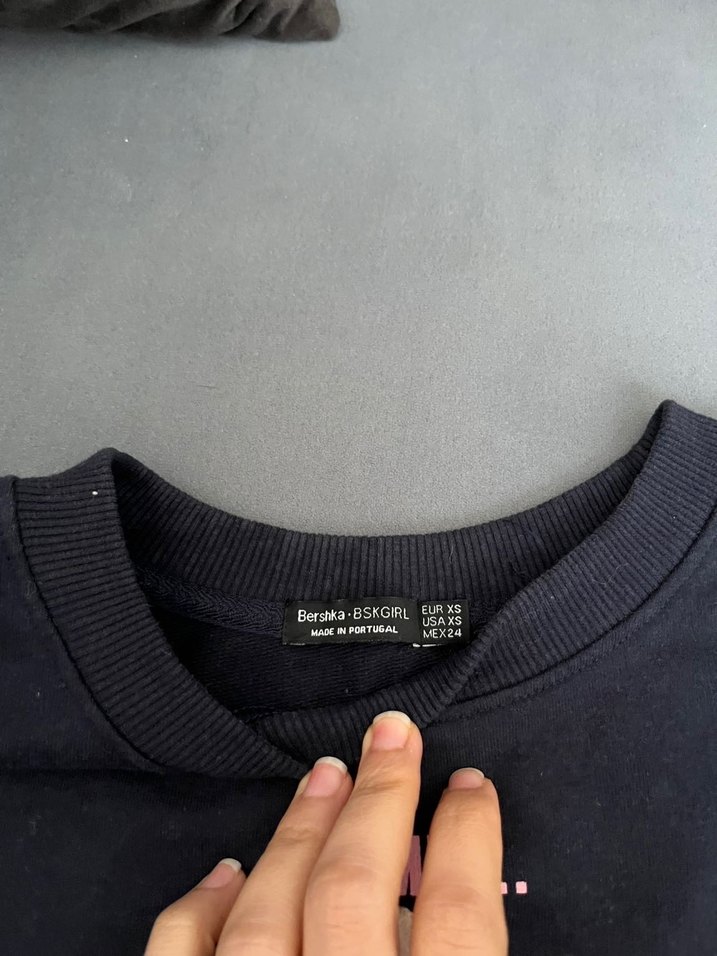 Lacivert sweat - Görsel 3