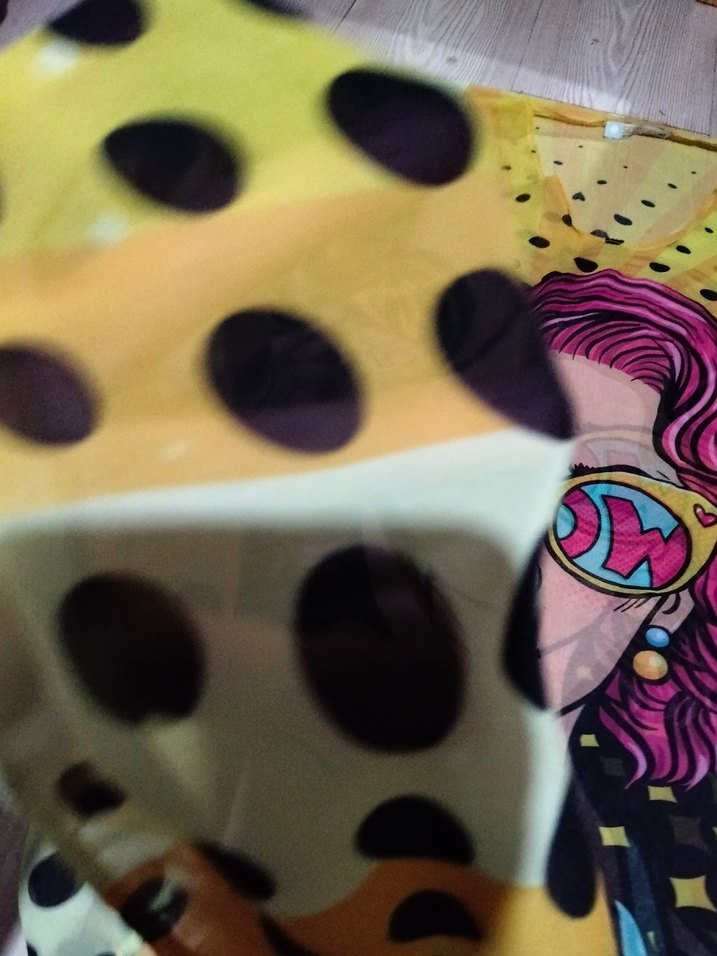 Renkli Baskılı Mini Paréo Kadın - Görsel 3