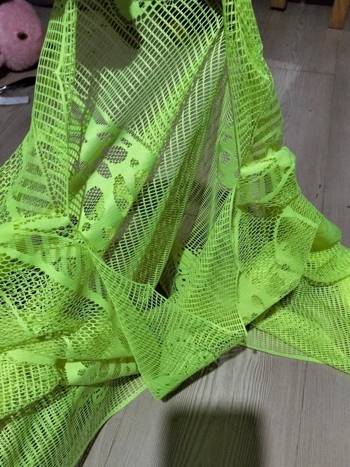 Yeşil Dantel Detaylı Kadın pareo - Görsel 2