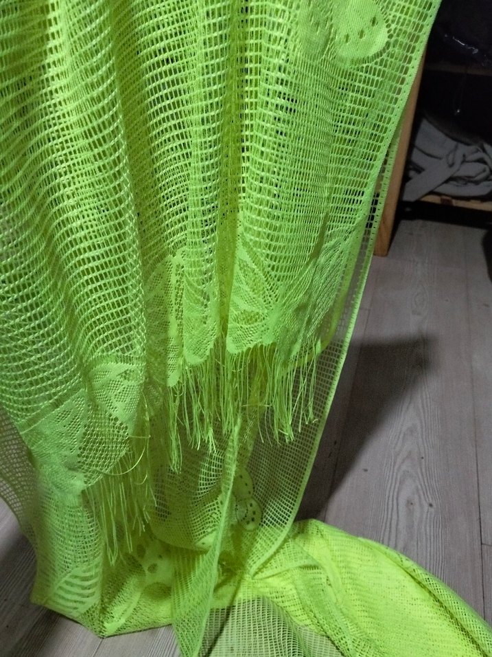 Yeşil Dantel Detaylı Kadın pareo - Görsel 3