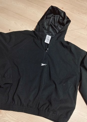 Siyah Kapüşonlu Fermuarlı Sweatshirt - Görsel 7