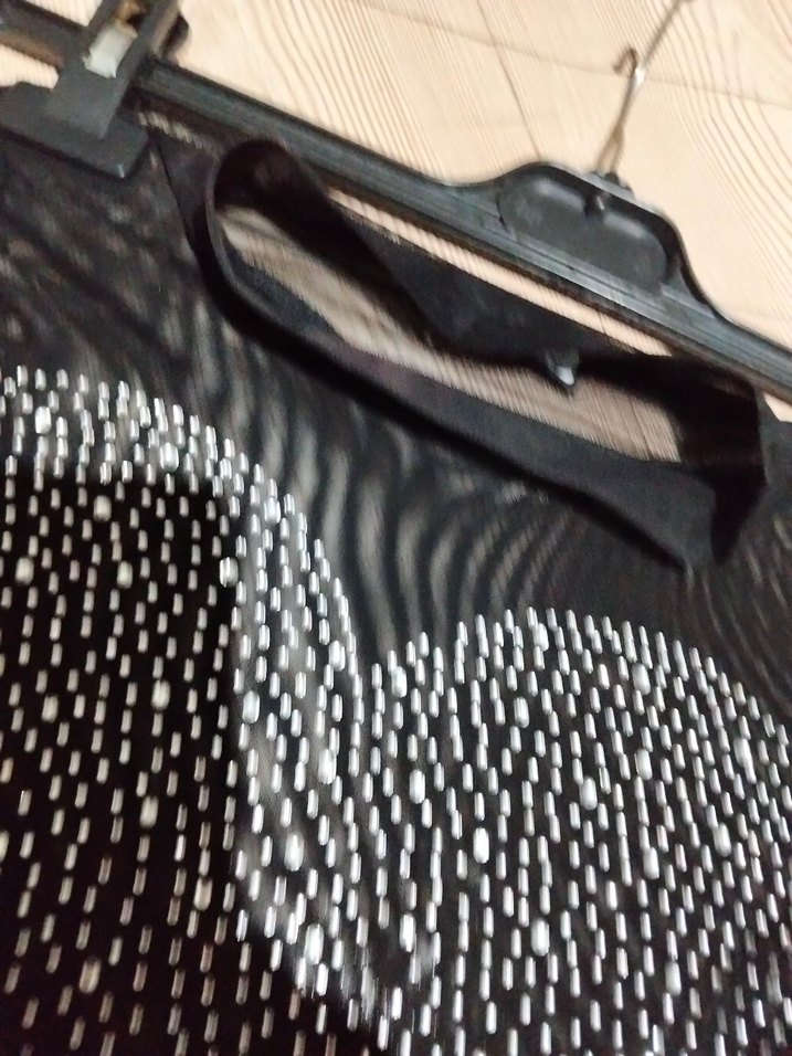 Payet İşlemeli Siyah Mini Bustiyer - Görsel 5