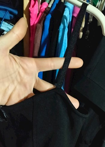 Siyah Straplez Gotik Midi Elbise - Görsel 4