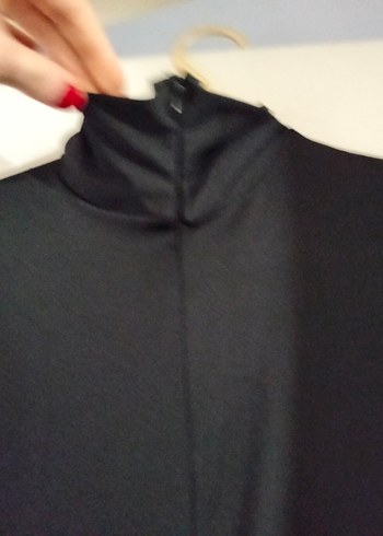 Siyah Uzun Kollu Kadın Tulum - Görsel 3