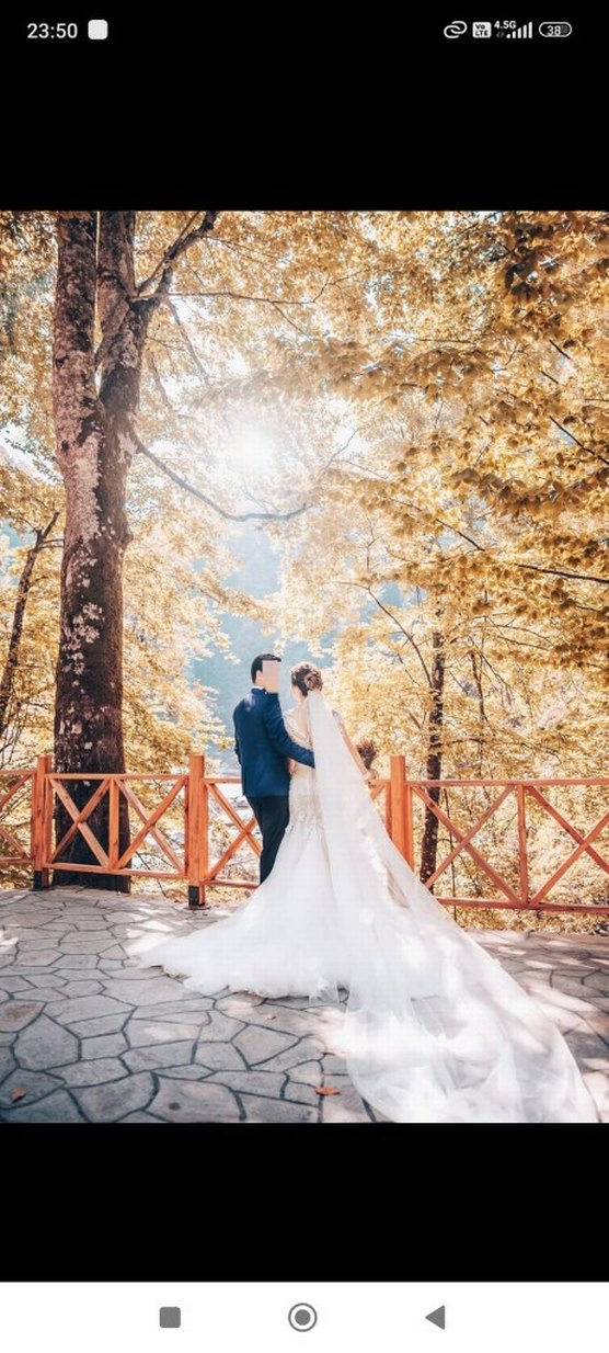 Laberia marka özel tasarım el işlemesi balık model gelinlik - Görsel 5