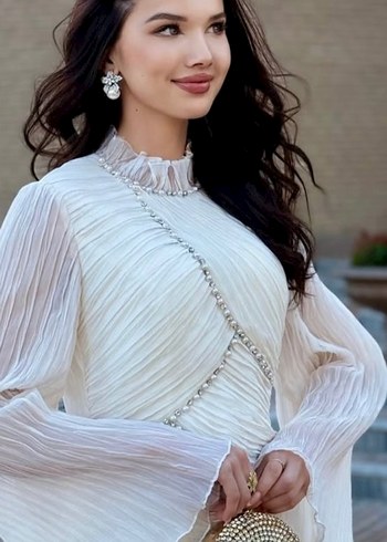 ithal özel tasarım Bohem Elbise - Görsel 3