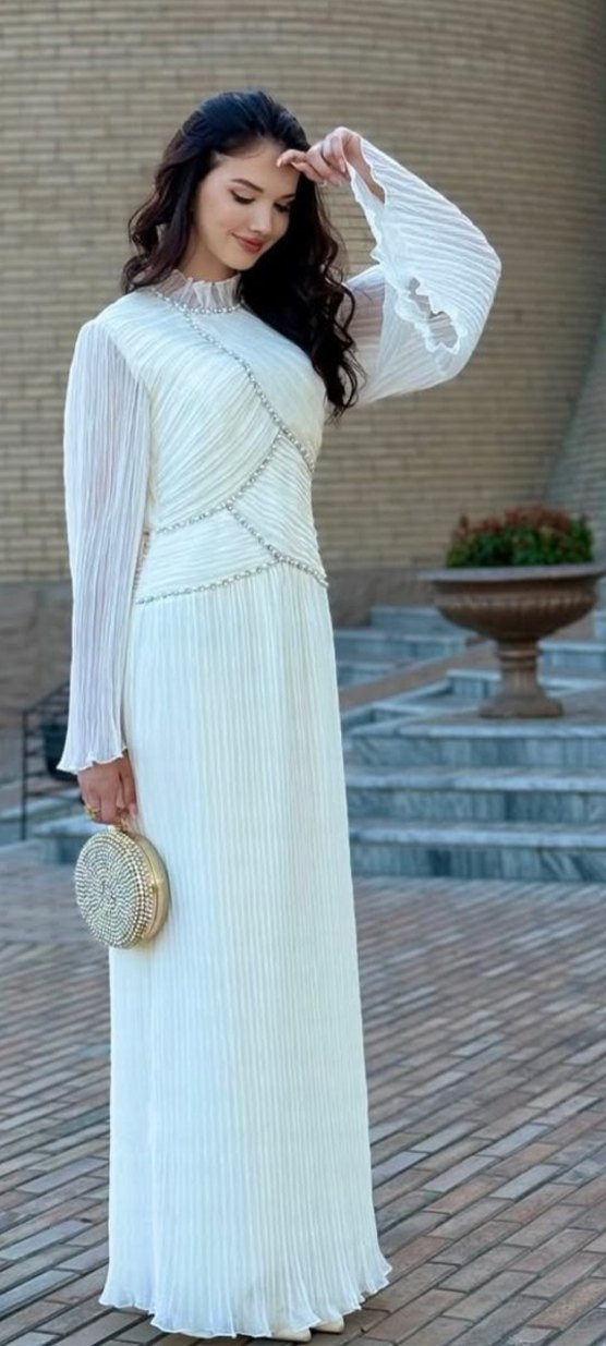 ithal özel tasarım Bohem Elbise - Görsel 2