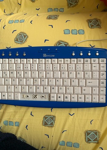 Mavi Hafif Renkli Klavye - Görsel 2