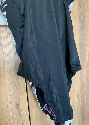 Pierre Cardin Siyah Desenli Askılı mayo - Görsel 3