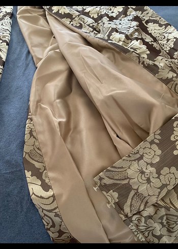 2 adet fon perde + 2 kırlent kılıfı + 2 kuşak - Görsel 2