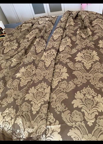 2 adet fon perde + 2 kırlent kılıfı + 2 kuşak - Görsel 5