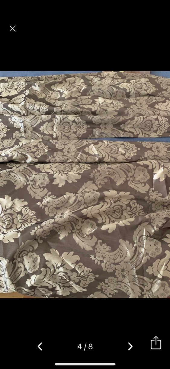 2 adet fon perde + 2 kırlent kılıfı + 2 kuşak - Görsel 4