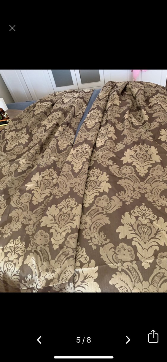 2 adet fon perde + 2 kırlent kılıfı + 2 kuşak - Görsel 5