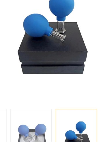 Naturachi slikon vakumlu cam yüz masaj kupası Seti - Görsel 4