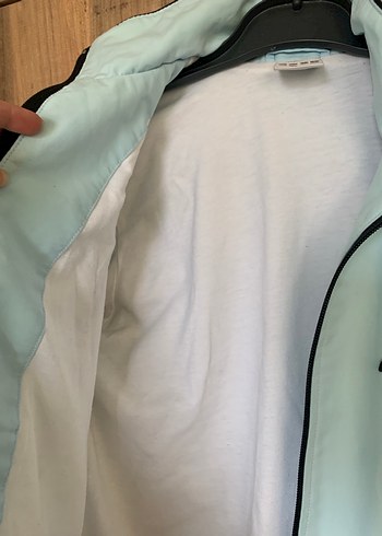 Adidas Mavi Fermuarlı Kadın Spor Ceket, yağmurluk - Görsel 2