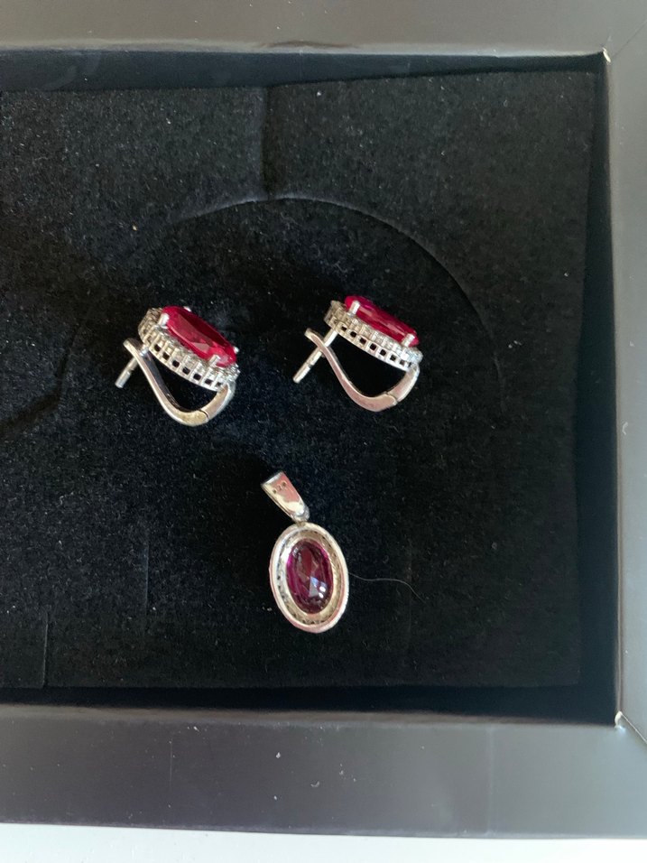 925 ayar gümüş Taşlı Kadın Takı Seti - Görsel 2