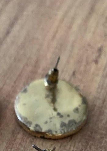 Renkli Nakışlı Boncuklu Küpe - Görsel 2