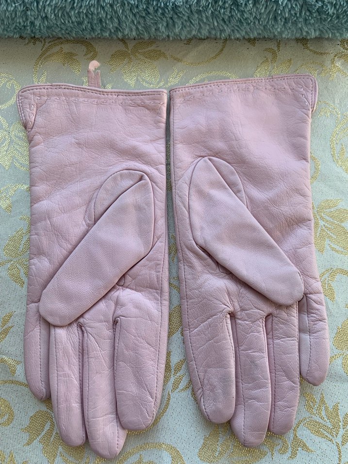 Park Bravo Pastel Pembe Deri Kadın Eldiven - Görsel 2