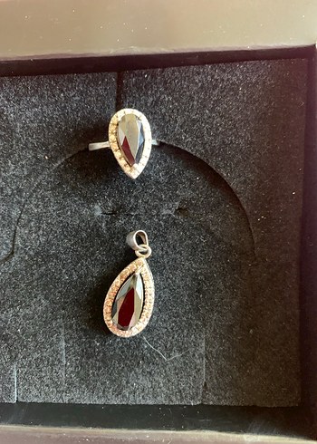 So chic 925 ayar Kadın Yüzük ve kolye ucu - Görsel 4