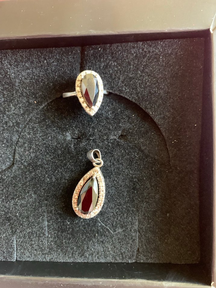 So chic 925 ayar Kadın Yüzük ve kolye ucu - Görsel 4