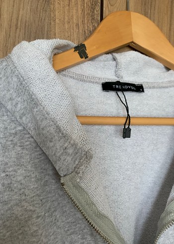 Kadın gri uzun kollu tulum - Görsel 2