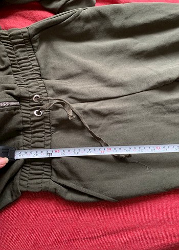 Kadın Haki Uzun Kollu Fermuarlı Tulum - Görsel 4