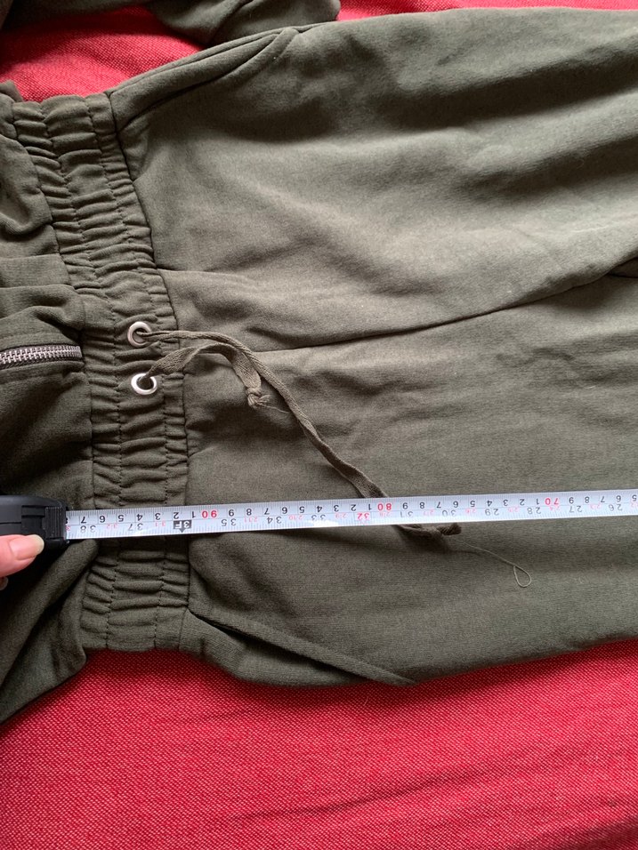 Kadın Haki Uzun Kollu Fermuarlı Tulum - Görsel 4