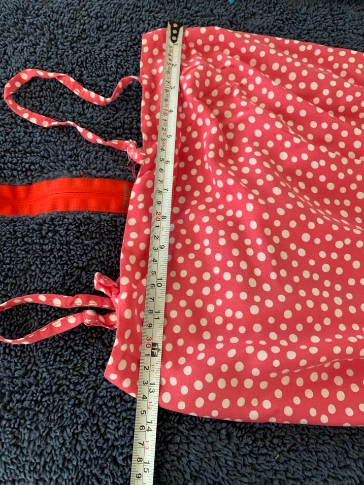 Kırmızı Puantiyeli Straplez Bohem Tulum - Görsel 3