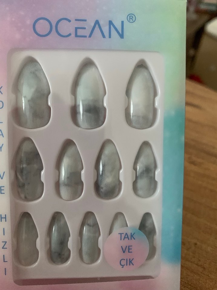 Turkuaz Tak ve Çık Kolay Tırnak - Görsel 2