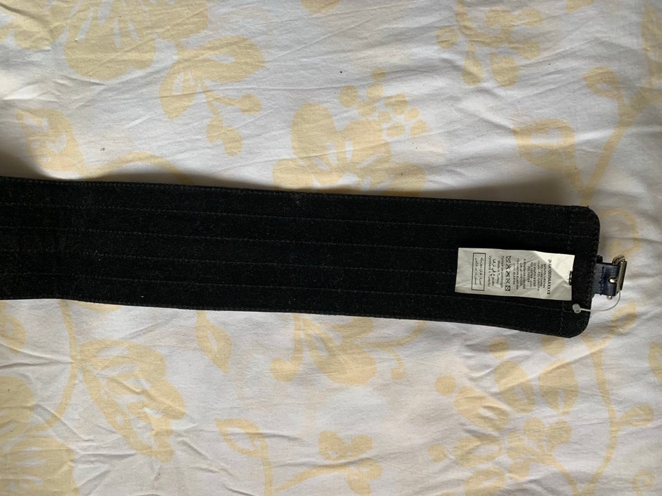 Gri lacivert Deri Kadın kemer - Görsel 2