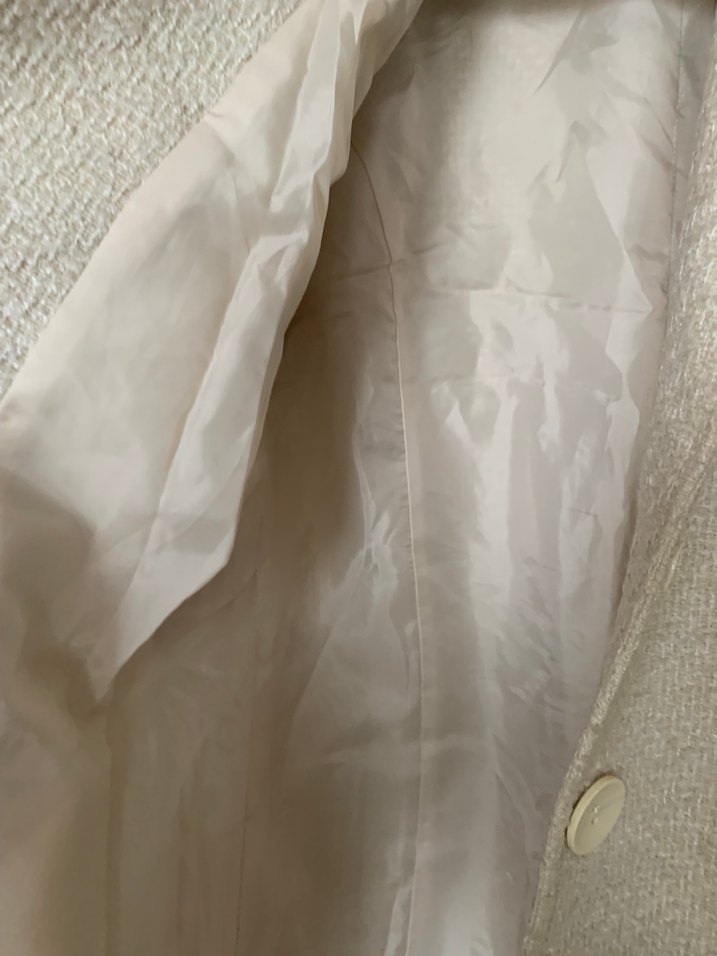 Krem Renk Uzun Astarlı Pardesü - Görsel 3