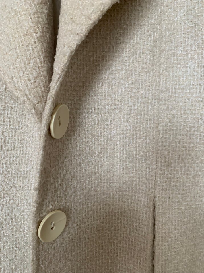 Krem Renk Uzun Astarlı Pardesü - Görsel 2