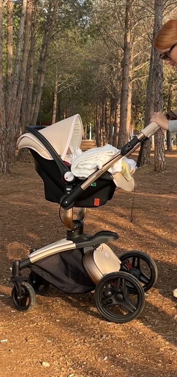 Koyu Camel Bebek Arabası - Görsel 2