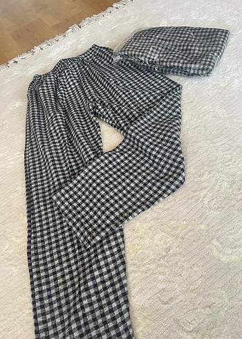 Gri Kareli pantolon - Görsel 3