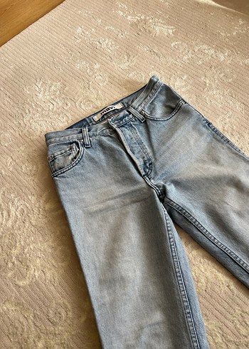 Buz Mavisi Bootcut Kot  Kadın - Görsel 2