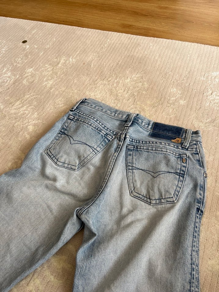 Buz Mavisi Bootcut Kot  Kadın - Görsel 3