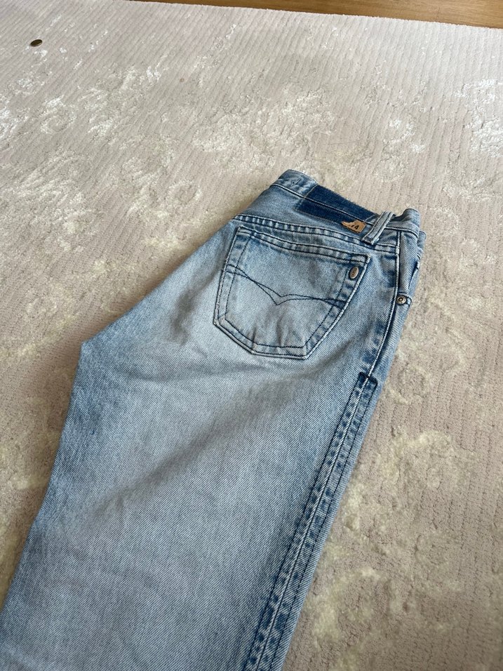 Buz Mavisi Bootcut Kot  Kadın - Görsel 4