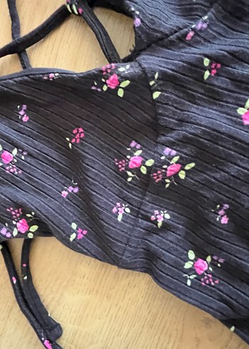 Koton mini desenli elbise - Görsel 3