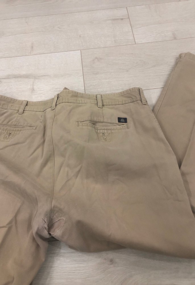 Bej Düz Modern pantolon - Görsel 2