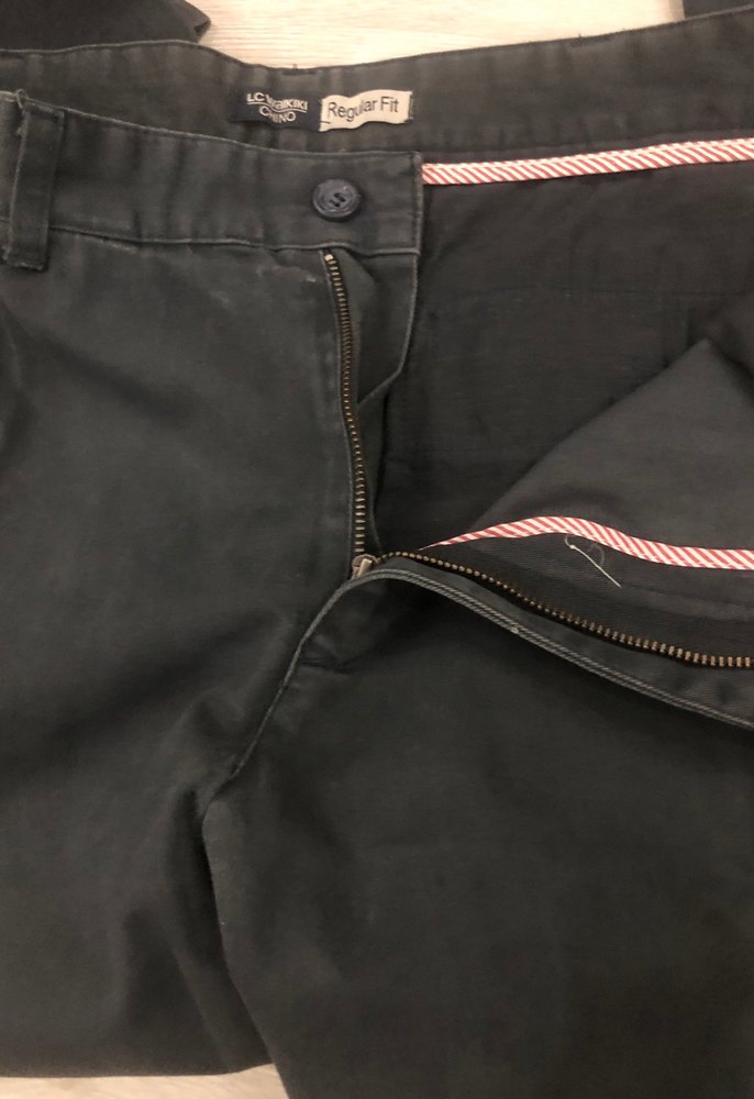 Siyah Kemerli Erkek Ofis Pantolonu - Görsel 2