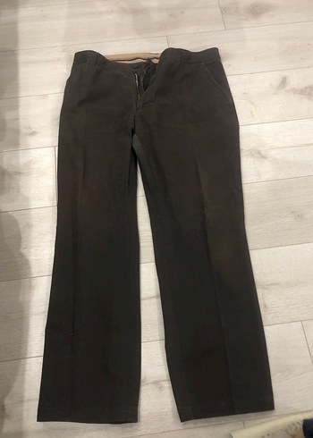 Siyah erkek Pantolon, Kemerli, Ofis Stili - Görsel 2