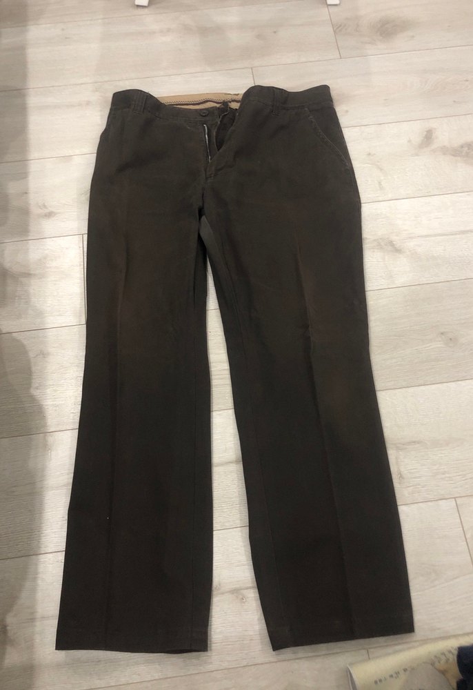 Siyah erkek Pantolon, Kemerli, Ofis Stili - Görsel 2