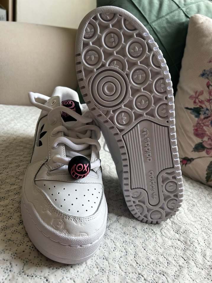 Kadın Beyaz Renkli Adidas Platform Spor Ayakkabı,Orijinal - Görsel 3