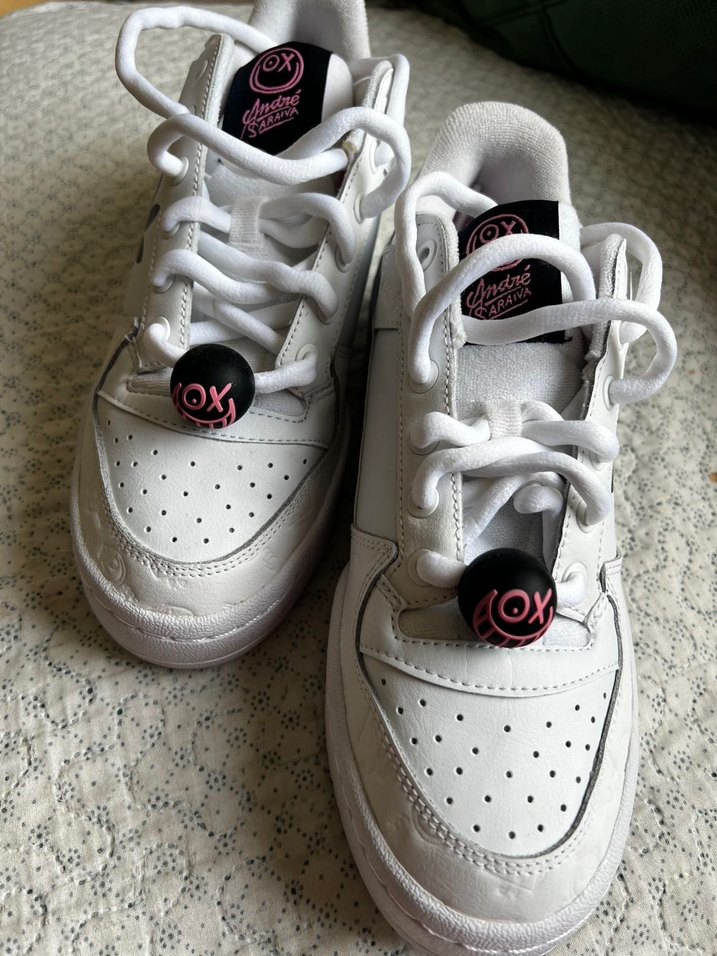 Beyaz Adidas Platform Spor Ayakkabı - Görsel 5